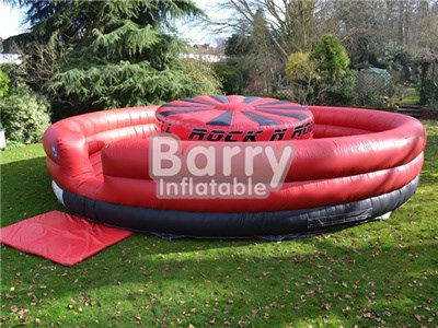 0.55mm PVC rock-n-roll red inflatable jousting with stick manufacturer China BY-IG-027